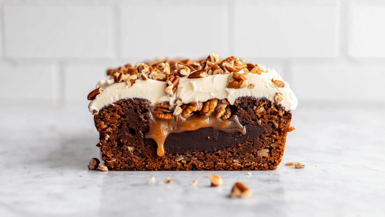 Chocolate Pecan Ooey Gooey Butter Cake