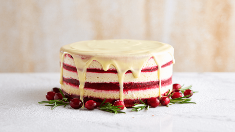 Cranberry Christmas Cake