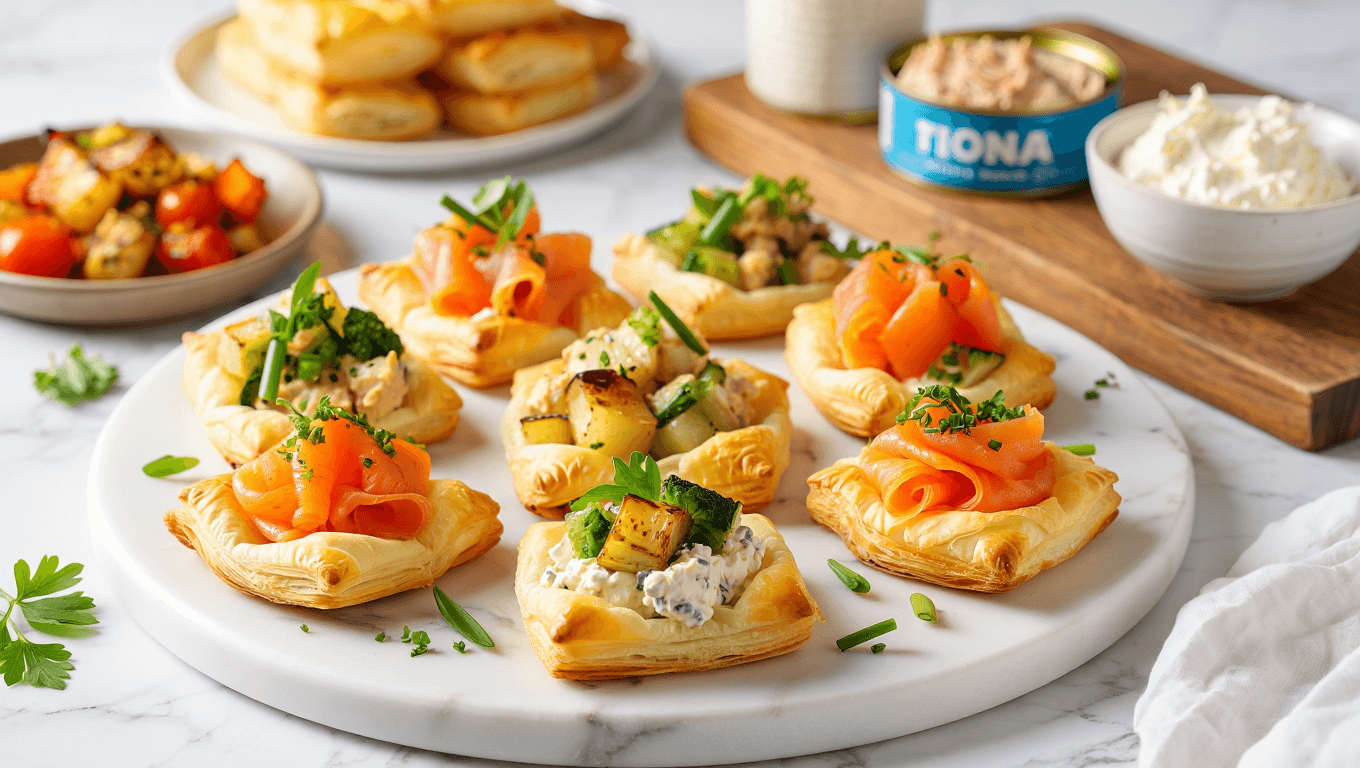 Il suffit de plier la pâte ! Cette recette simple et rapide de feuilletés va vous sauver pour l’apéritif de Noël