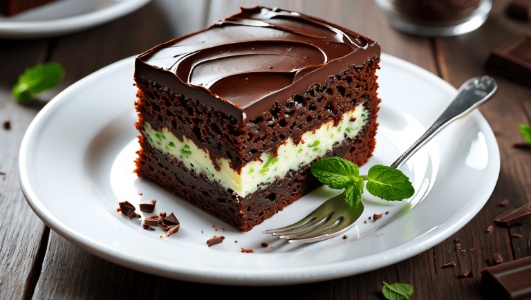 Flourless Mint Chocolate Cake