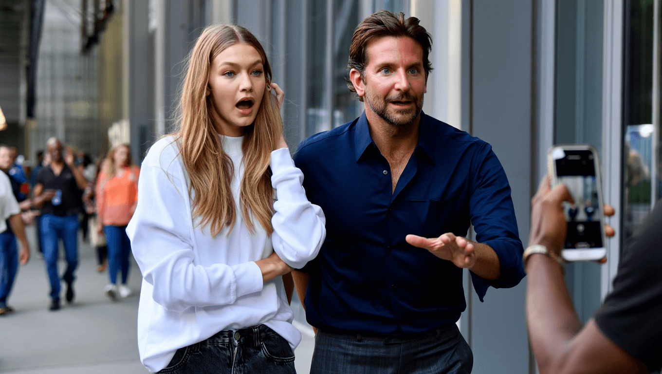 Bradley Cooper and Gigi Hadid attend the Vogue October issue cocktail party at Monsieur in the East VIllage on September 14, 2025 in New York City.