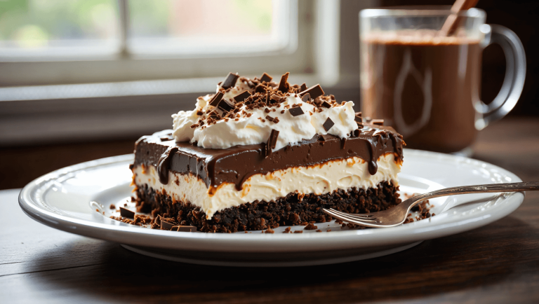 Hot Chocolate Lasagna