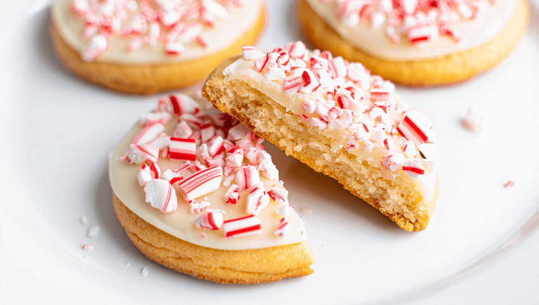 Peppermint Crunch Sugar Cookies