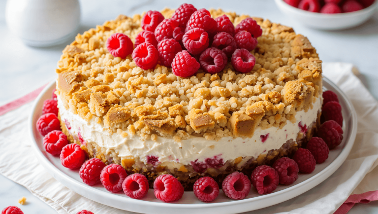 Raspberry Cheesecake Crumb Cake