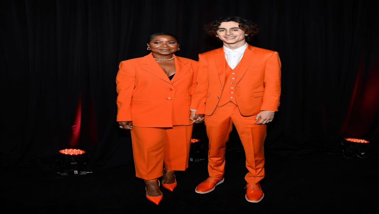 Timothee Chalamet and Nicole Flender