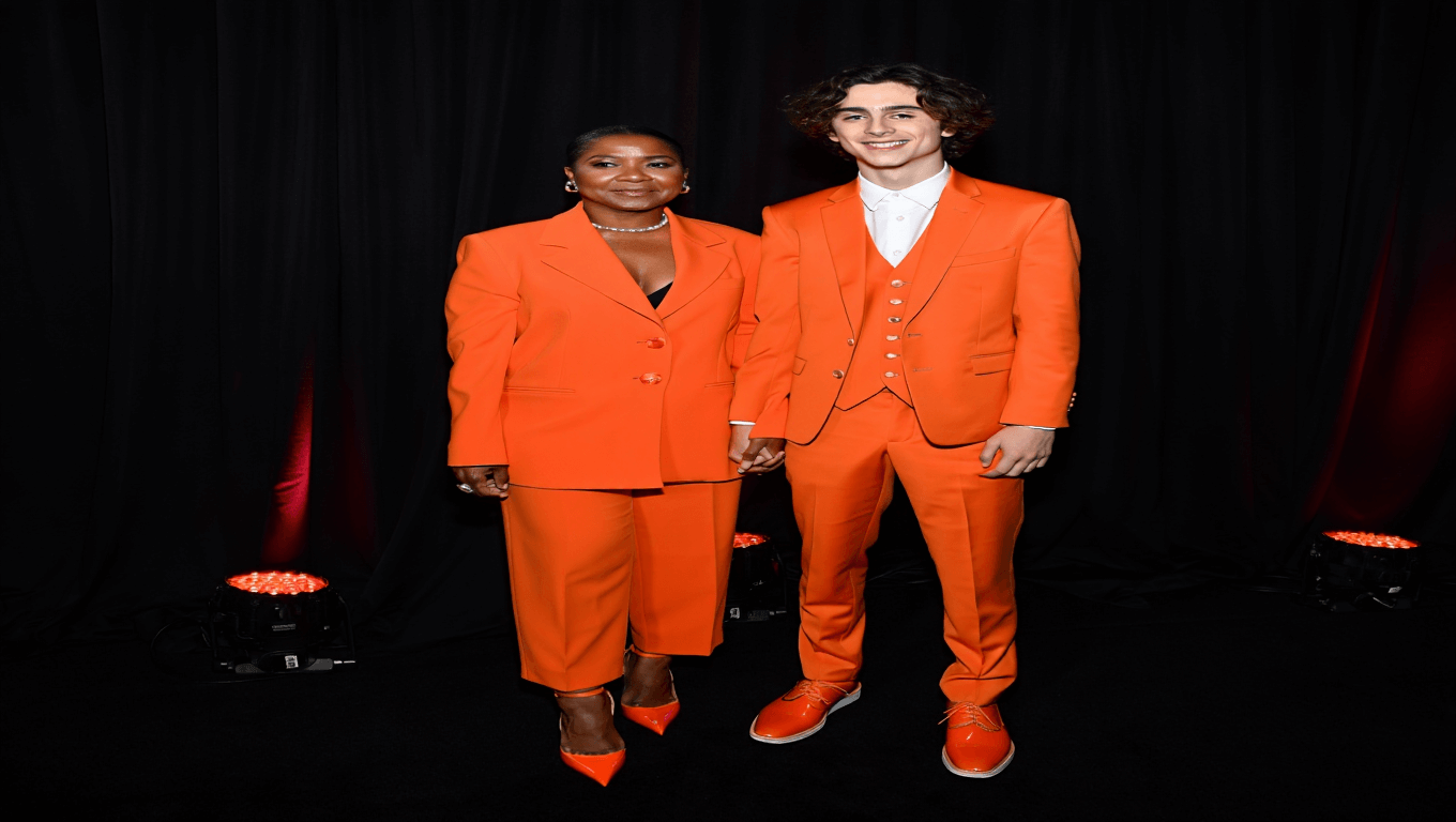 Timothee Chalamet and Nicole Flender