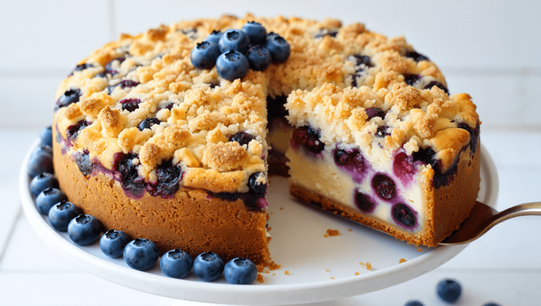 Blueberry Cheesecake Crumb Cake
