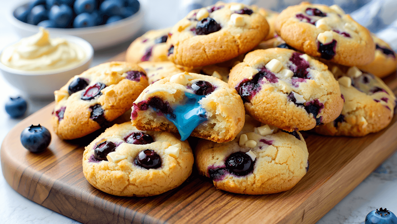 Best Ever Blueberry Cookies