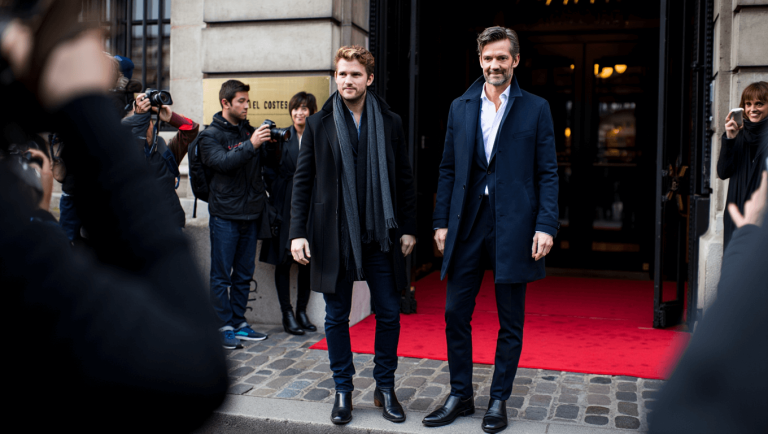 Francois Arnaud and Connor Storrie