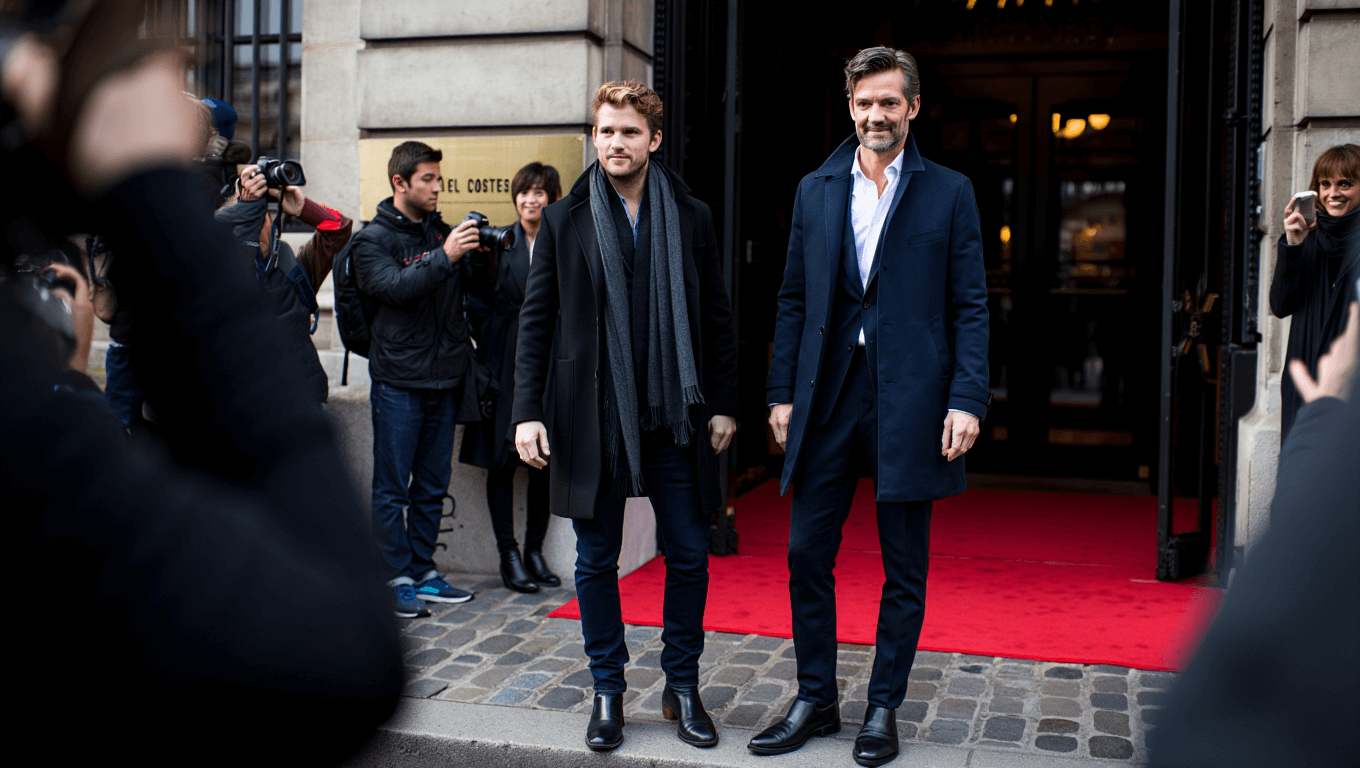 Francois Arnaud and Connor Storrie