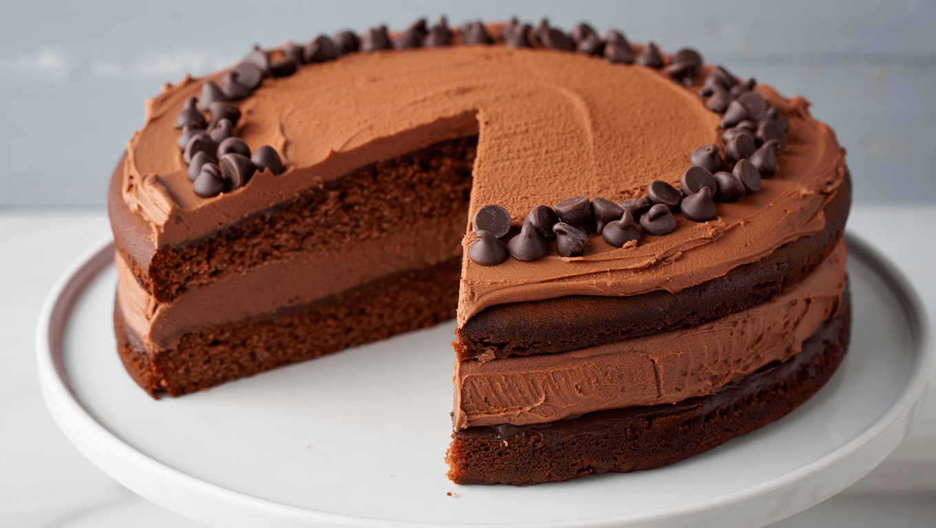Hershey’s Chocolate Cheesecake Cake