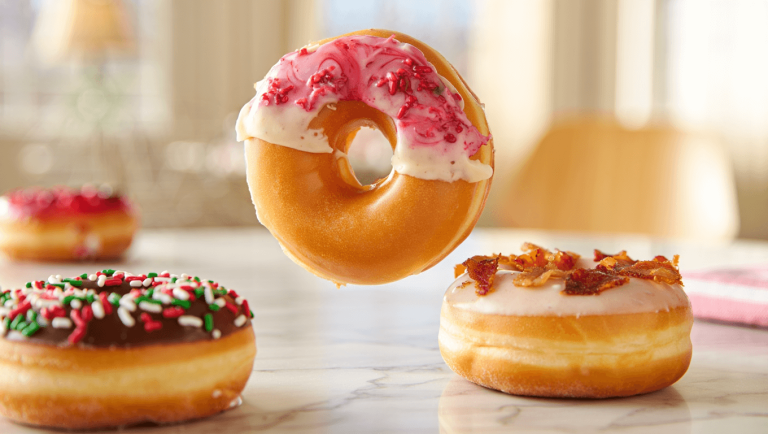 Krispy Kreme Releases Raspberry Cheesecake and More Winter Seasonal Collection Choices