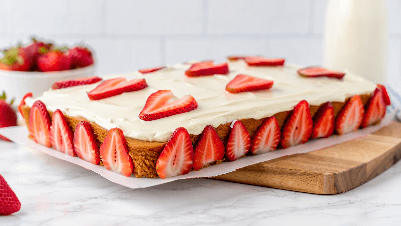 Strawberry Sheet Cake