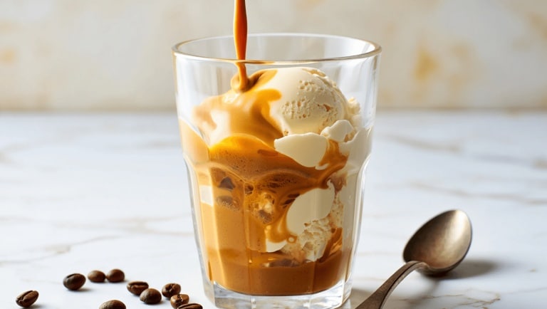 Prêt en 5 minutes : l'affogato-misu, le dessert génial qui va détrôner le tiramisu classique