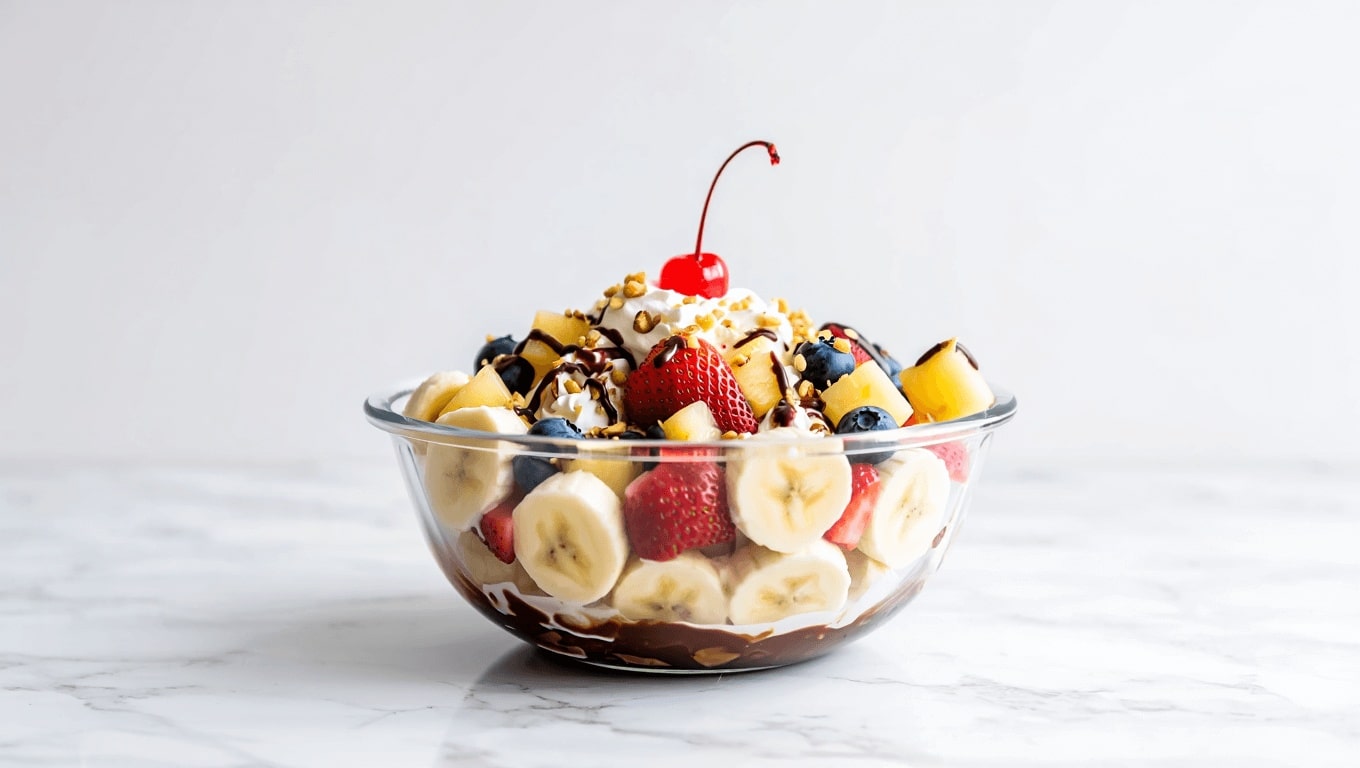 Banana Split Dessert Salad