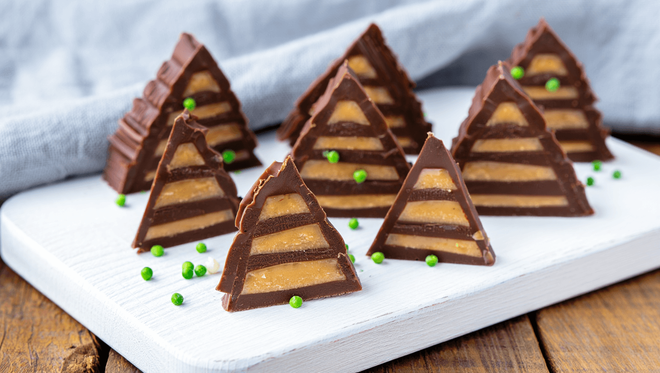 Chocolate Peanut Butter Christmas Trees