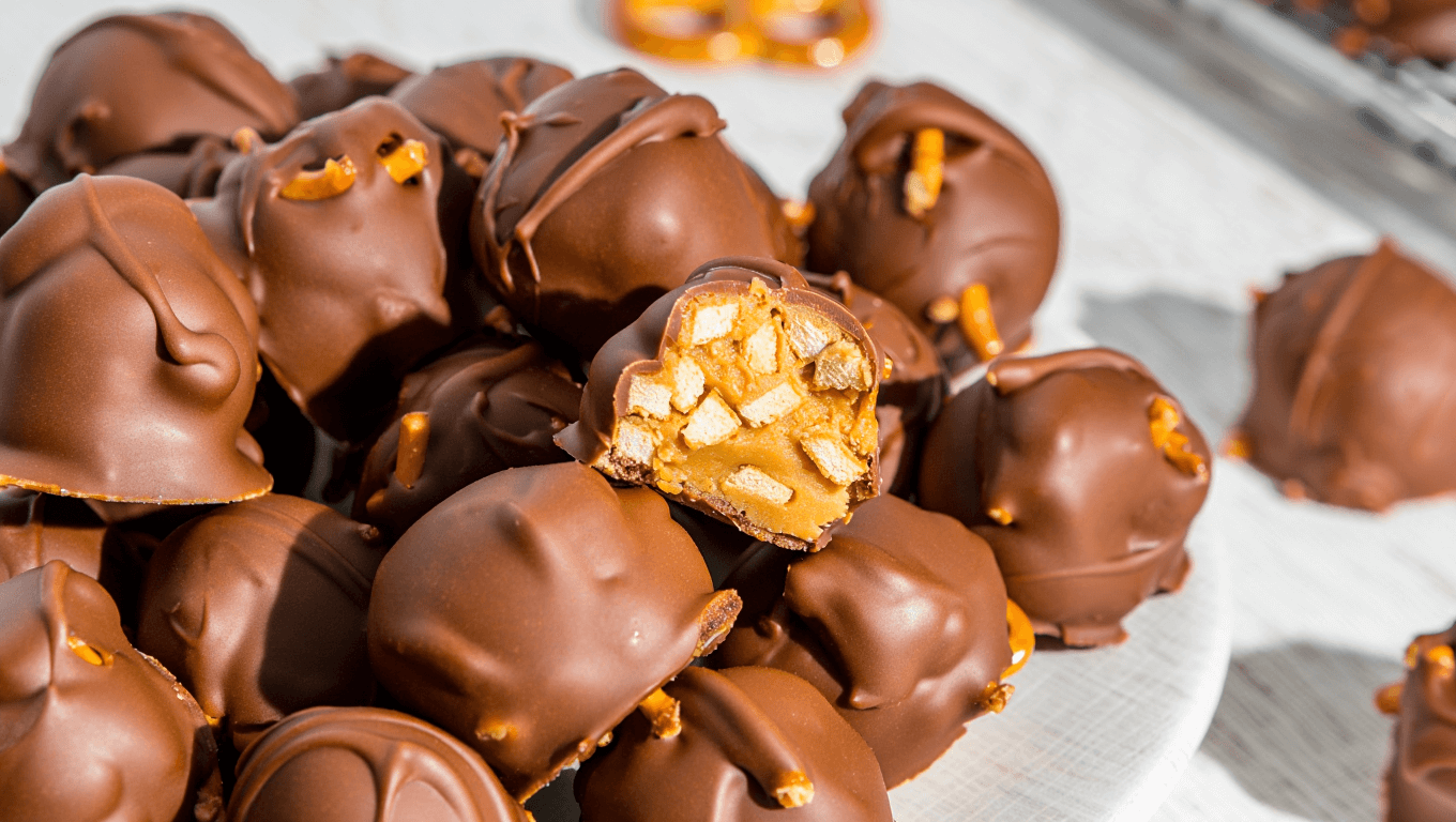 Chocolate Peanut Butter Pretzel Bites