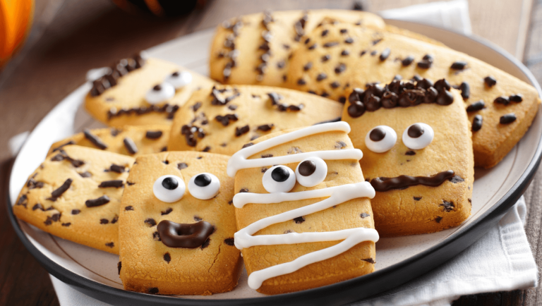 Halloween Monsters Shortbread Cookies