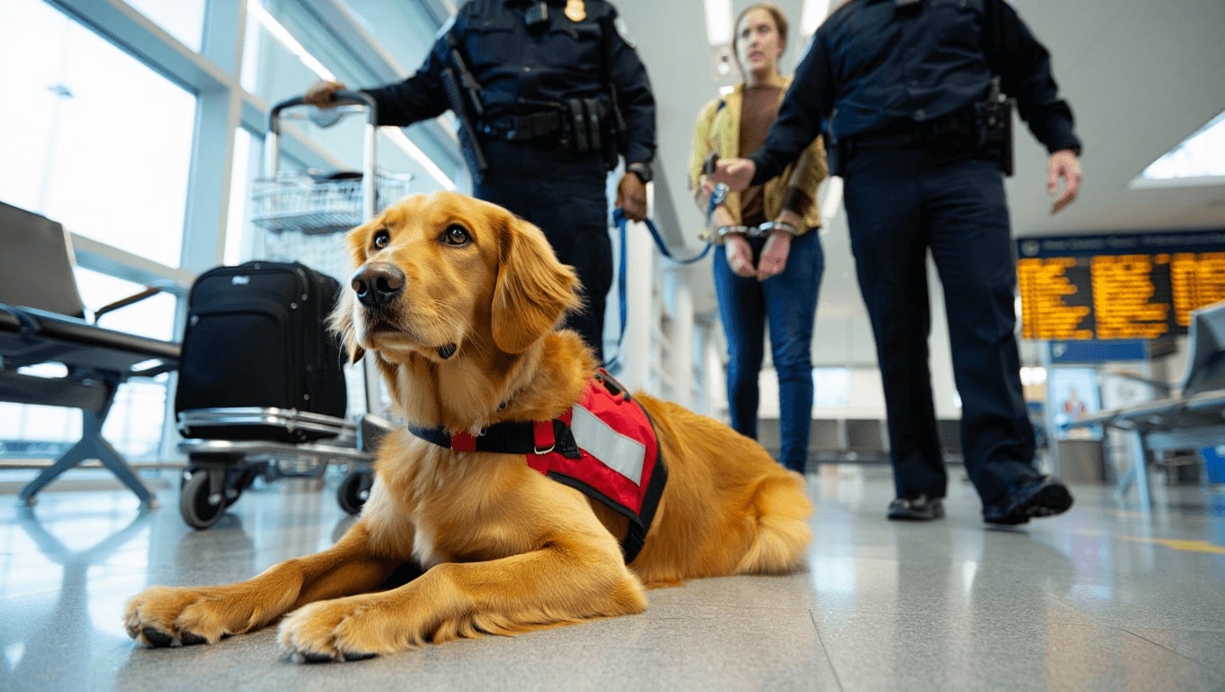 Woman Arrested for Abandoning Dog at Airport, Tried to Board Plane Without It After Failing to Complete Service Dog Paperwork
