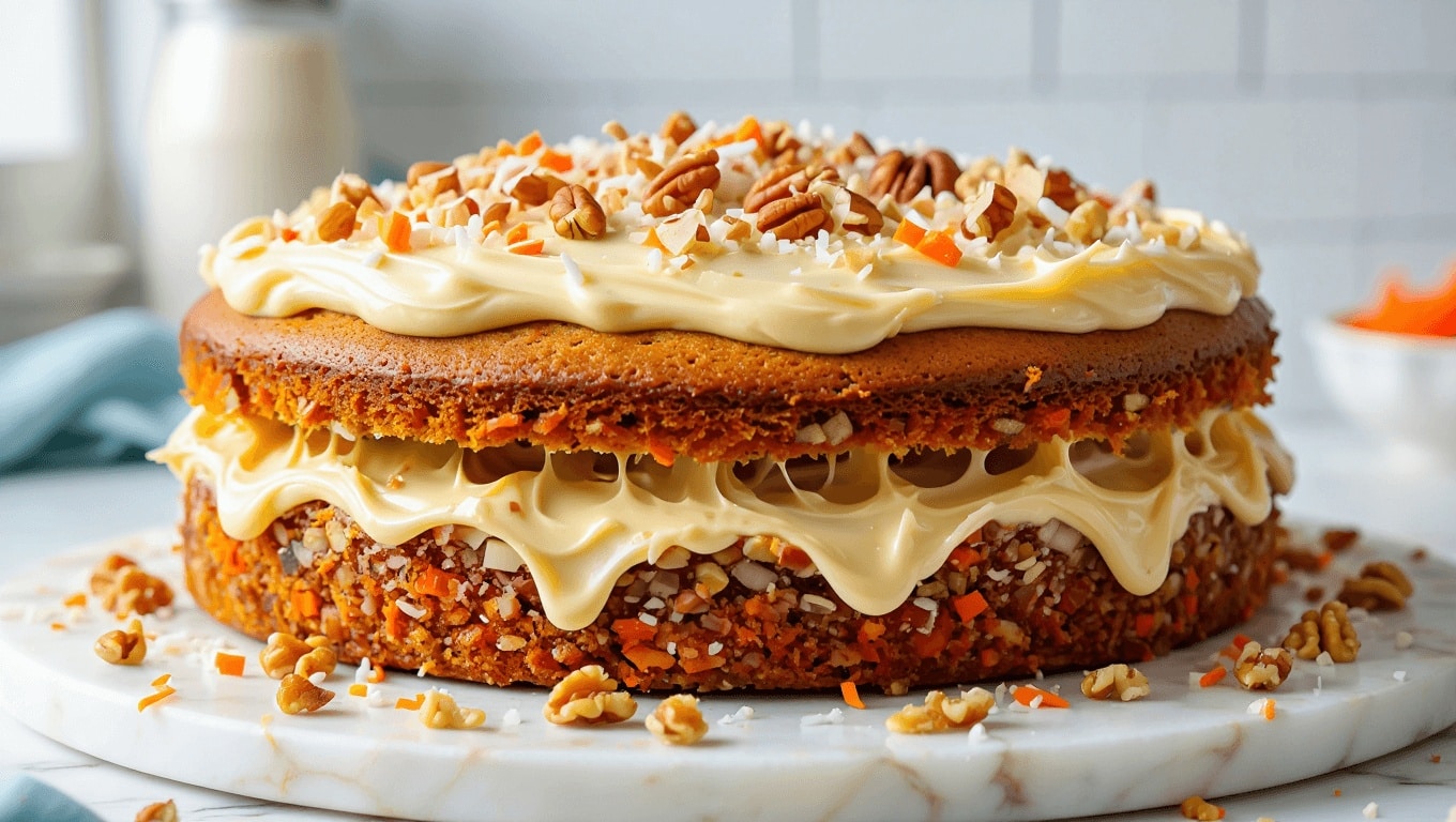 Carrot Cake Poke Cake
