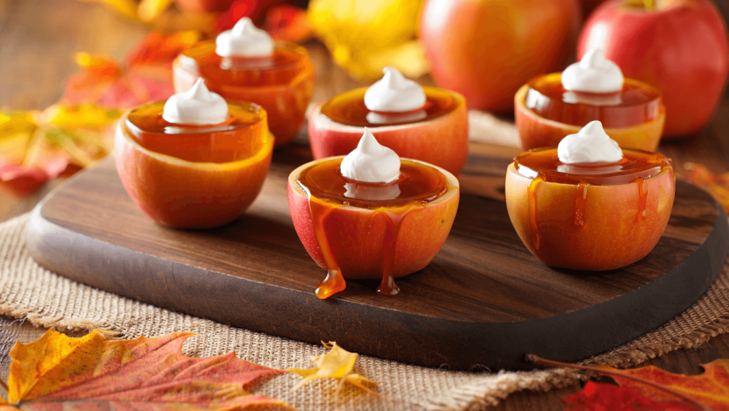 Caramel Apple Jello Shots