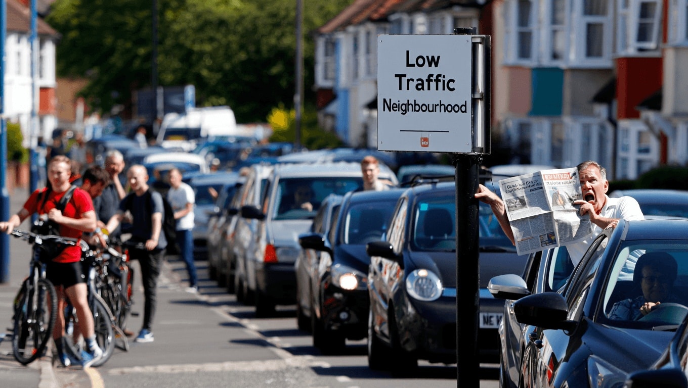 Cash-strapped council illegally created six LTNs to pocket millions of pounds from motorists