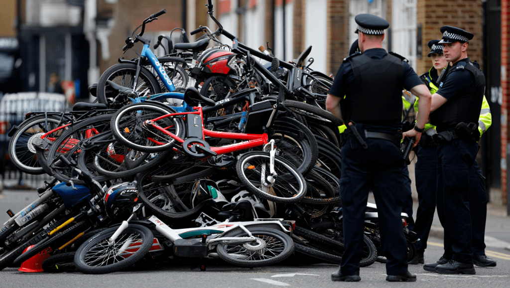 Police operation sees illegal electric bikes removed from London roads as offenders face justice