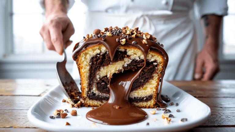 Le classique du goûter : ce chef pâtissier dévoile sa recette pour un cake marbré parfait