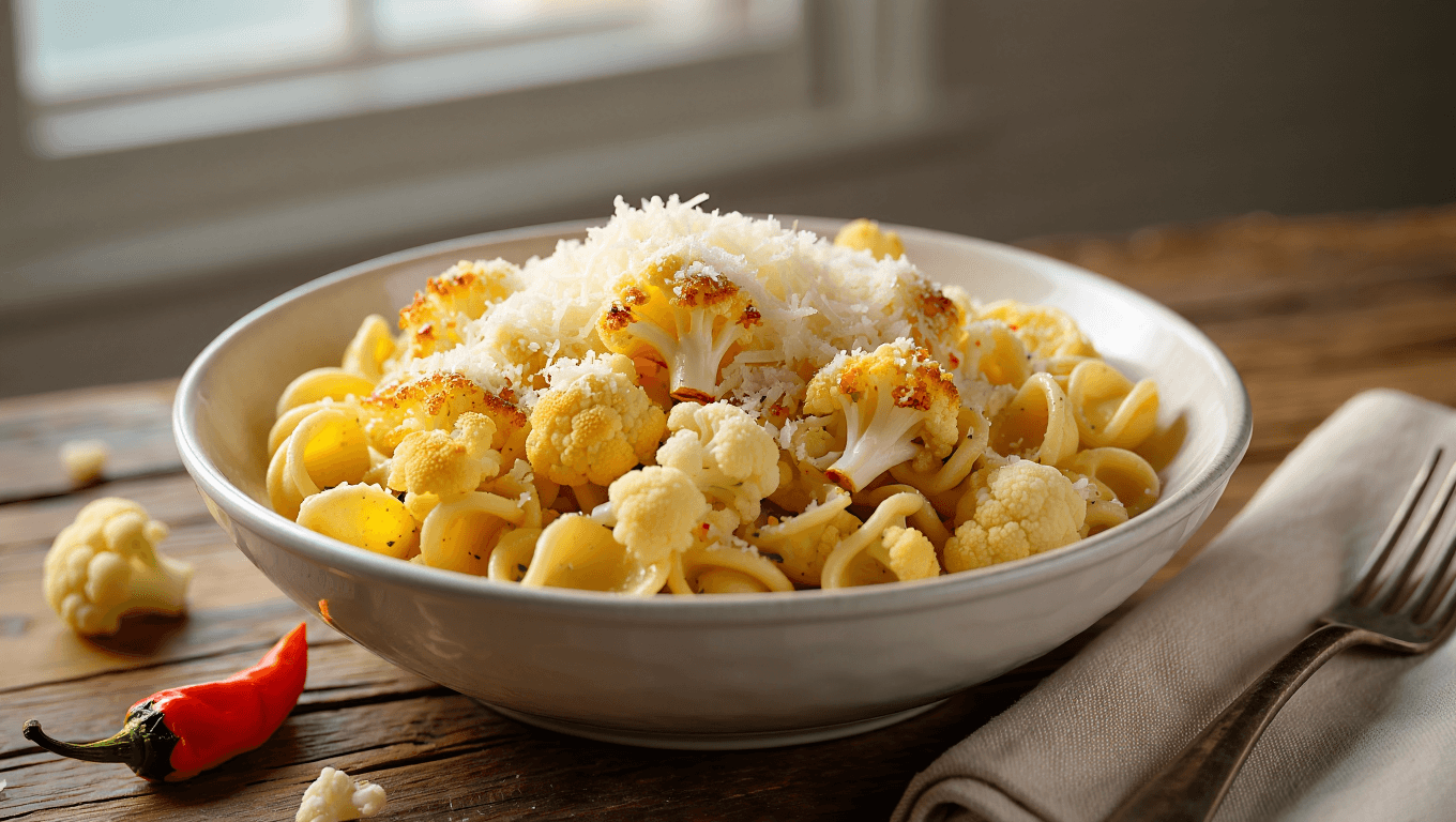 "Une recette typique de Sicile" : Laurent Mariotte nous partage la recette parfaite pour associer pâtes et chou fleur