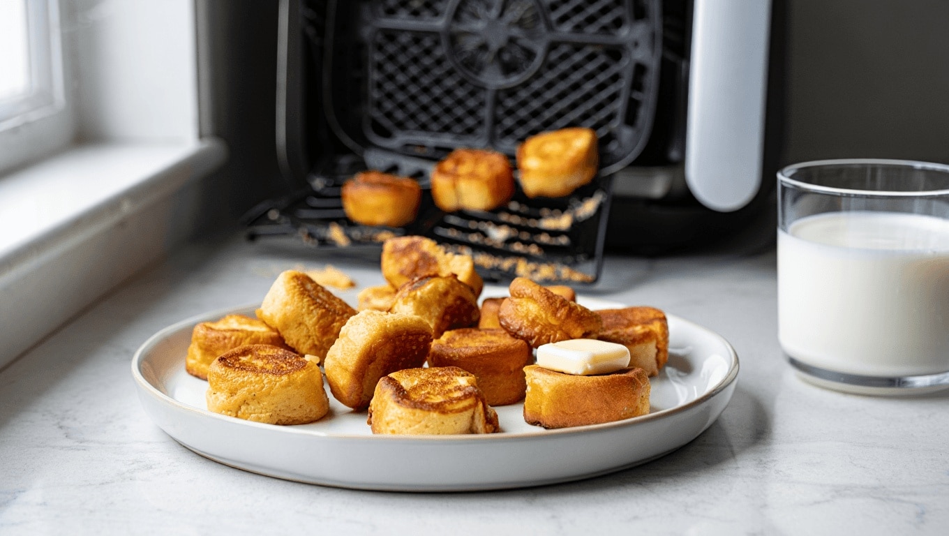 Air fryer : l'astuce bluffante pour transformer vos pains au lait un peu sec en pain perdu ultra-gourmand