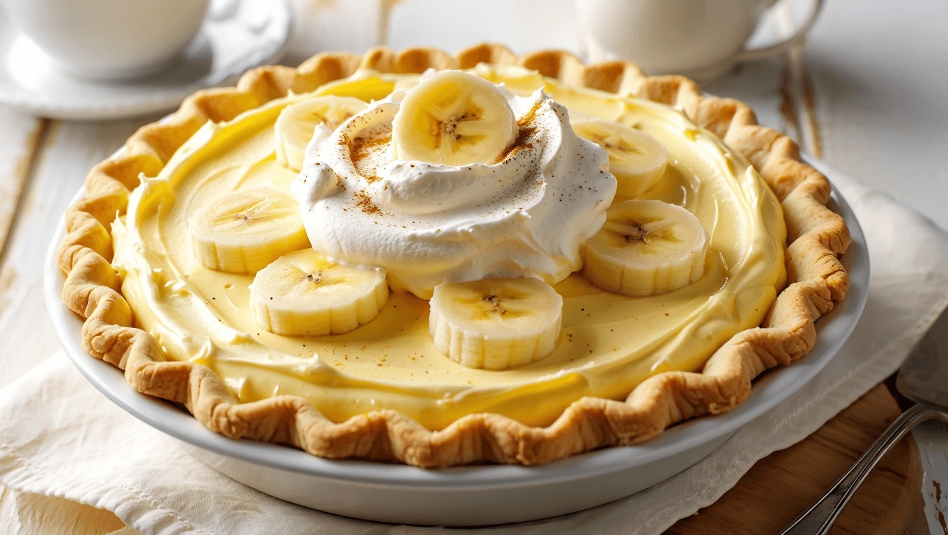Old Fashioned Banana Cream Pie