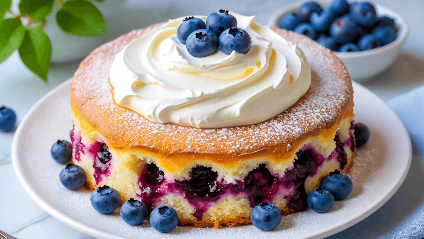Blueberry Poke Cake