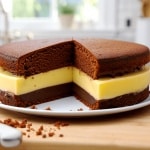 Chocolate Magic Custard Cake