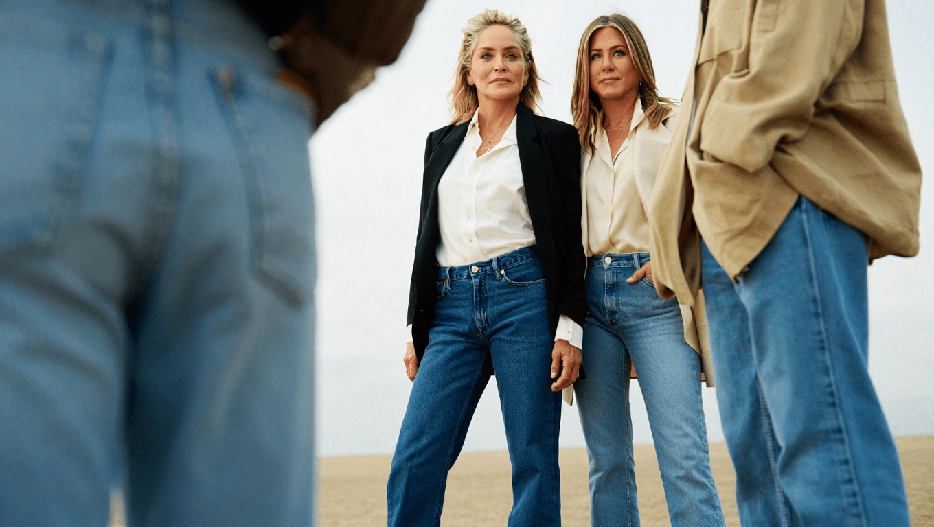 Sharon Stone and Jennifer Aniston Convinced Us That This Leg-Lengthening Jeans Style Is the Ultimate Spring MVP