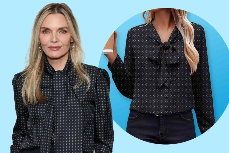 Michelle Pfeiffer’s Smart Blouse Is Similar to This $27 Top Shoppers Say Is ‘Just as Nice as the Department Store’