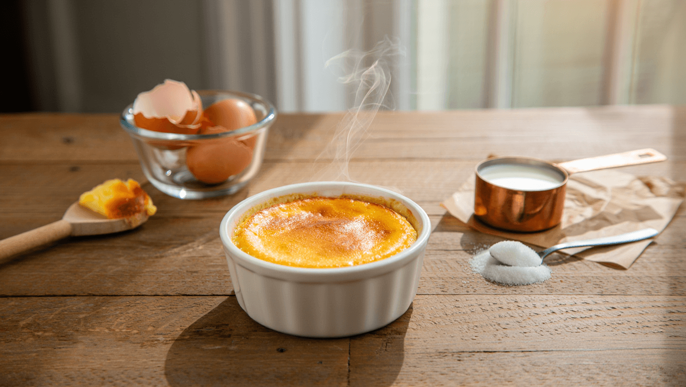 Le dessert régressif par excellence : la véritable recette de la crème aux œufs de notre enfance