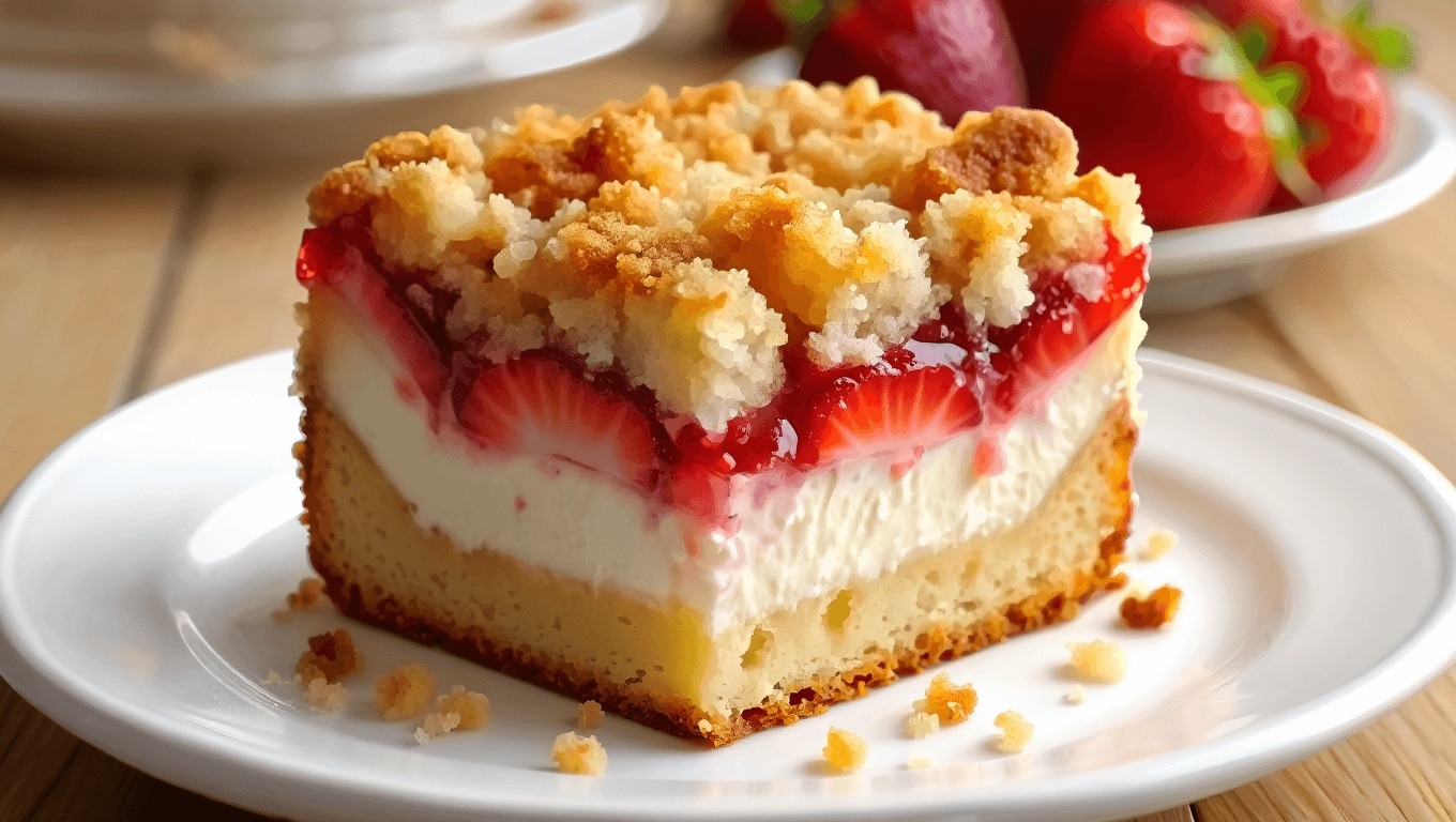 Strawberry Cheesecake Coffee Cake