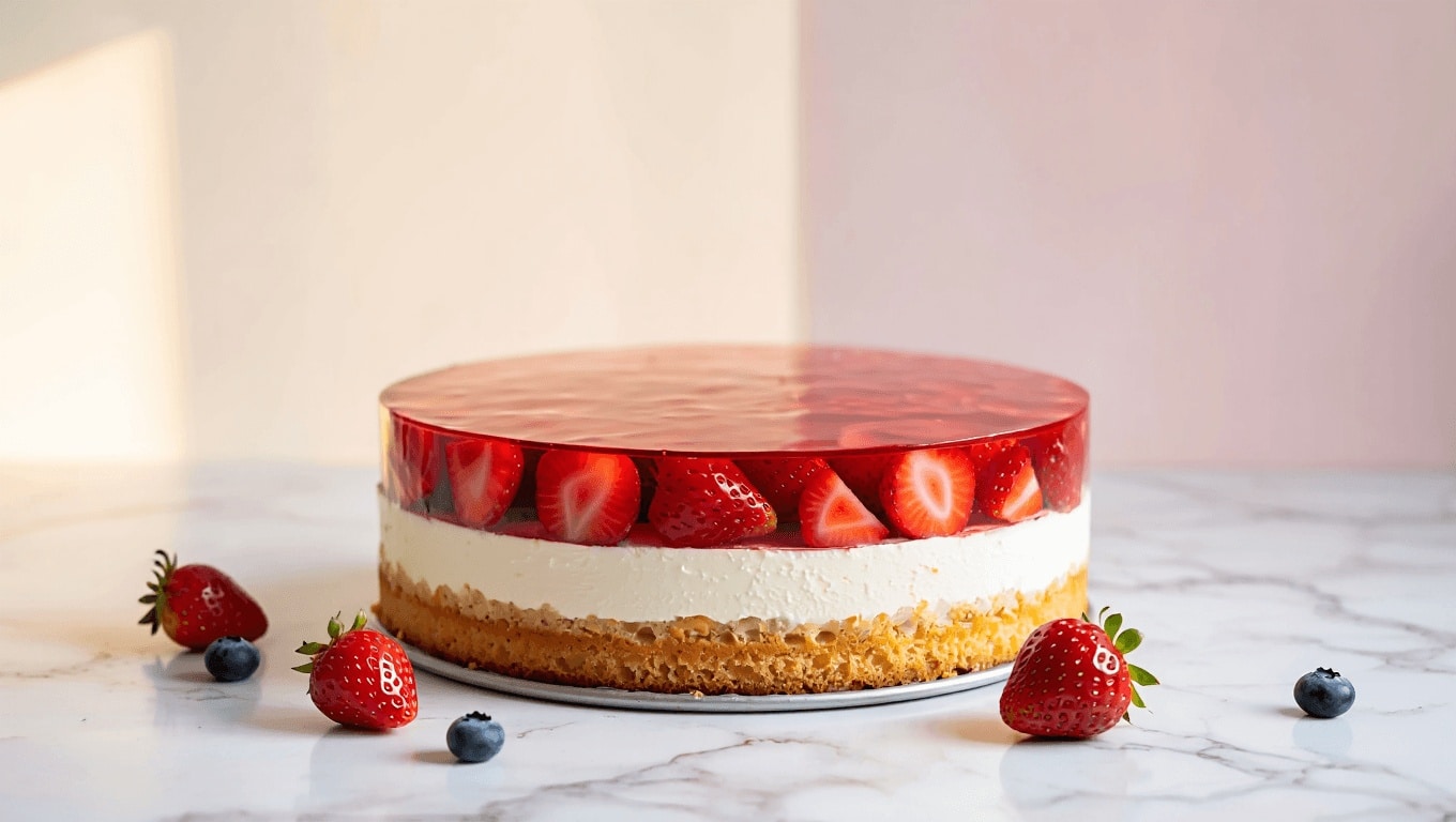 Strawberry Jello Cake