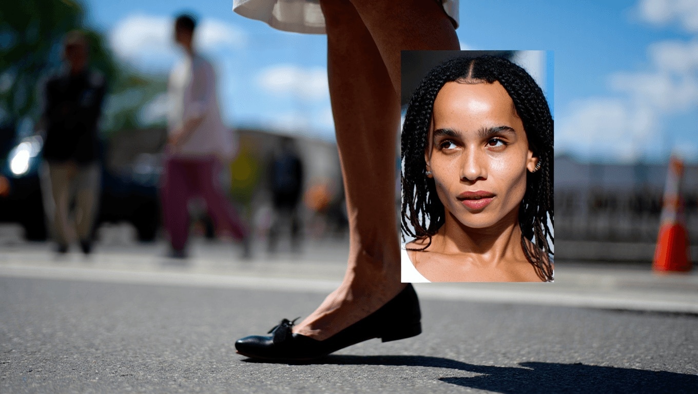 Zoë Kravitz’s Luxe Ballet Flats Look Just Like This $22 Pair with ‘Arch Support and Cushioning Like No Other’