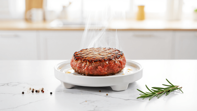 Comment cuire un steak haché au air fryer?