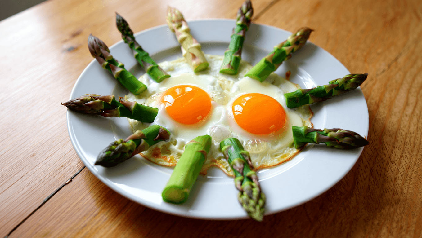 Laurent Mariotte dévoile sa recette express d'œufs cocotte aux asperges inspirée de son enfance