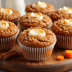 Carrot Cake Muffins Recipe With Cheesecake Fillings
