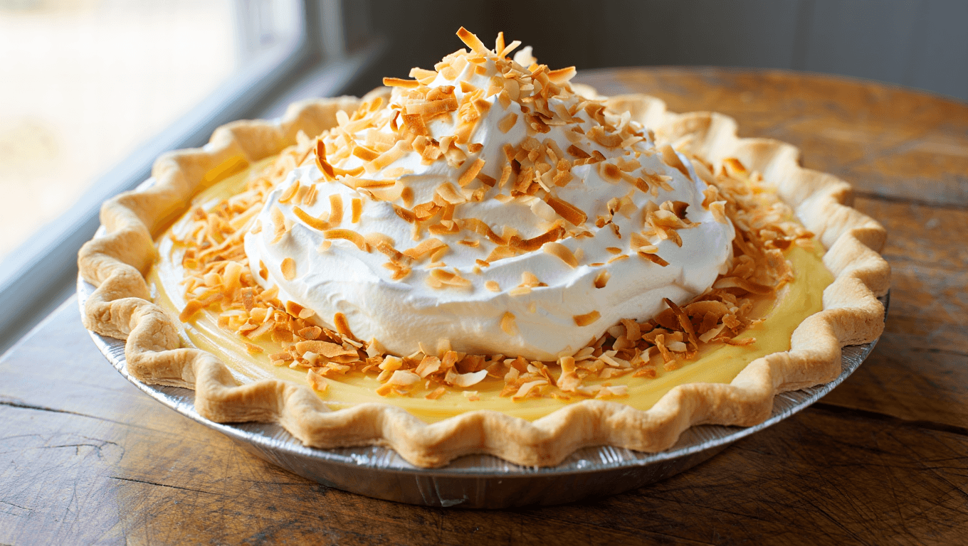 Old Fashioned Coconut Cream Pie