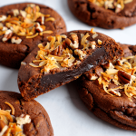 German Chocolate Brownie Cookies