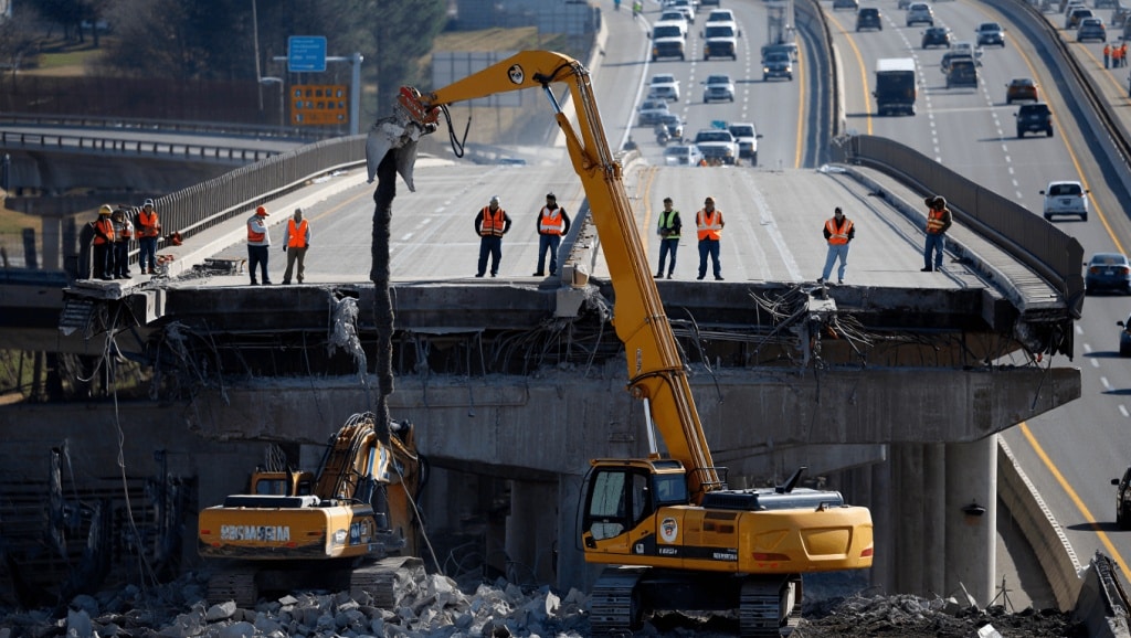 Major road opening within weeks after bridge 'needed to be demolished' impacting thousands