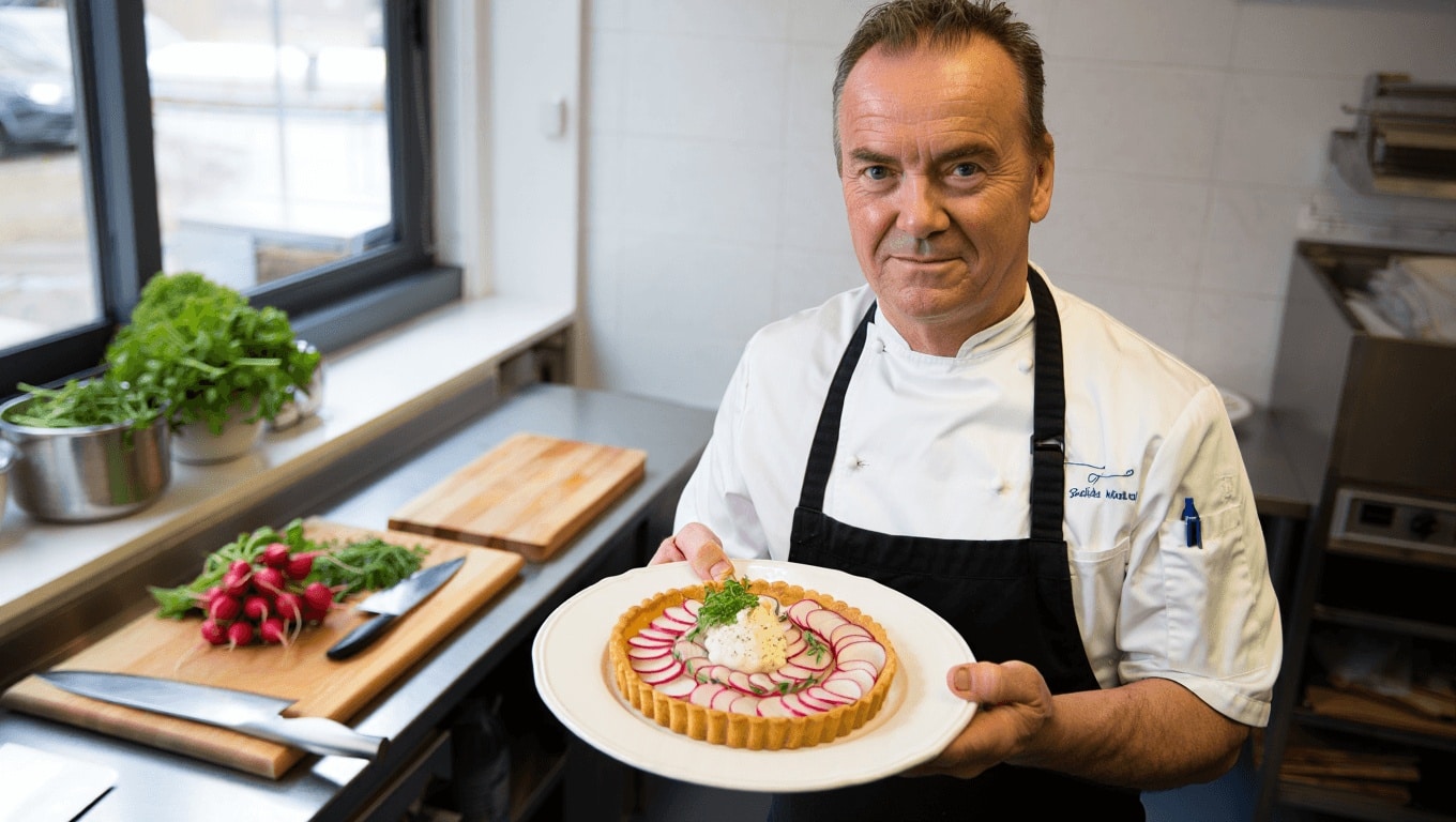 Laurent Mariotte propose sa recette anti-gaspi avec une botte de radis