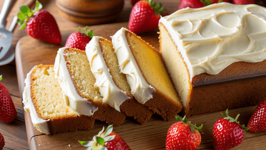 Strawberry Pound Cake