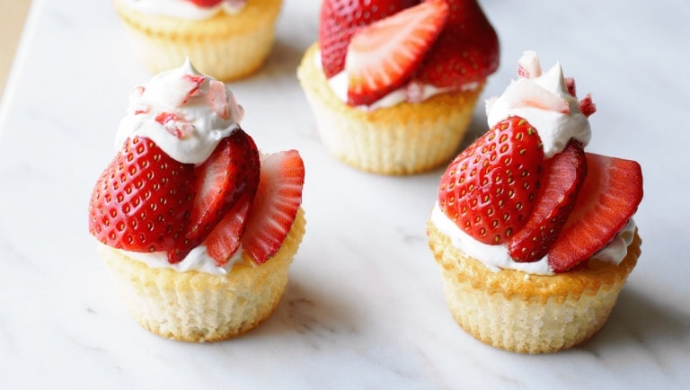 Strawberry Shortcake Cupcakes
