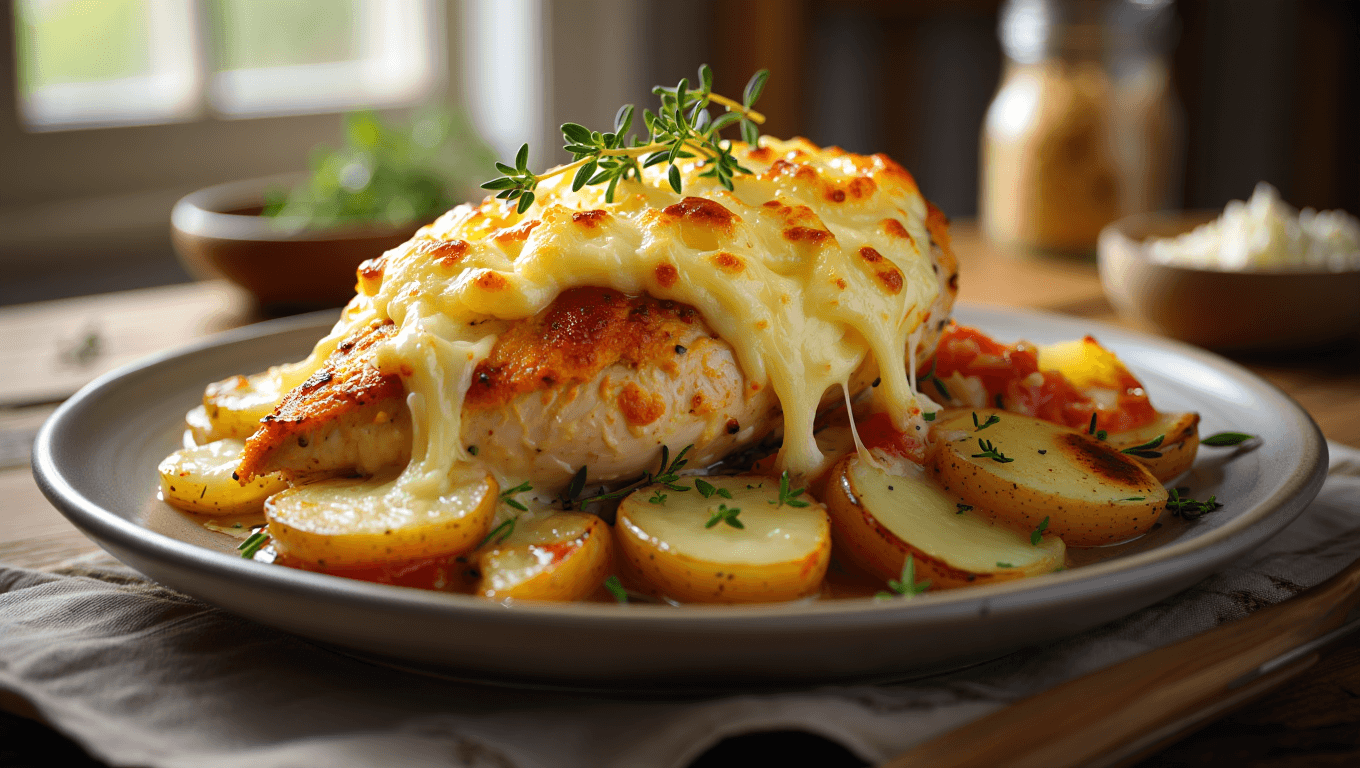 “J’aime la faire régulièrement en famille” : Laurent Mariotte partage sa recette de poulet avec le fromage star du moment !