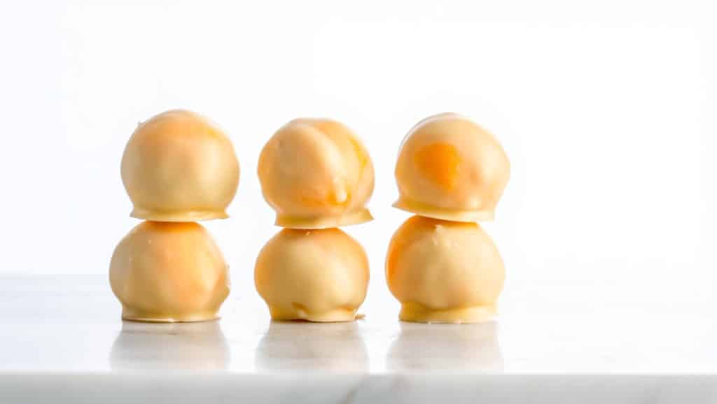 White Chocolate Orange Creamsicle Truffles